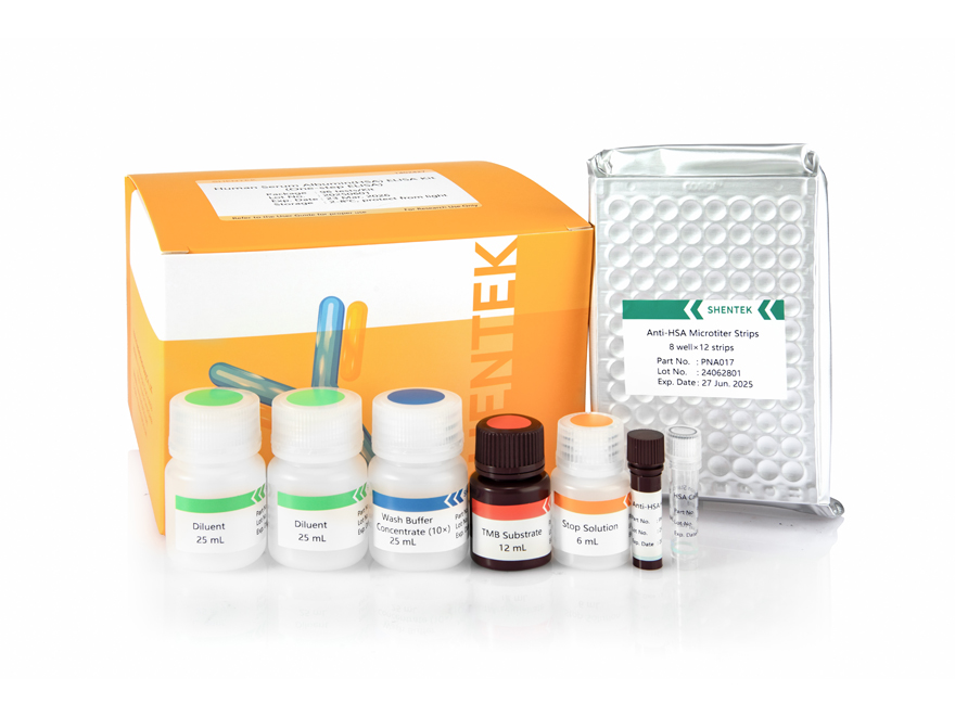 Menschliches Serum Albumin (HSA) ELISA-Kit (einstufiger ELISA)